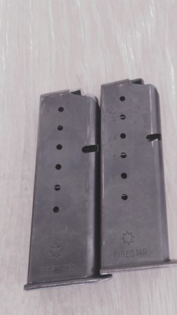 Se ponen en venta 2 cargadores para pistola Star Firestar M43 en buen estado y funcionando perfectamente. 00