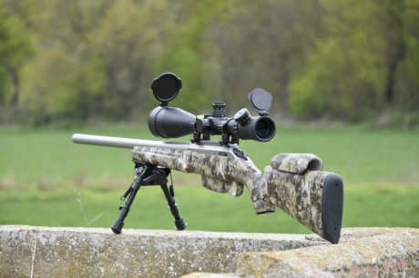 Cambio rifle Tikka T3 Super Varmint, en acero inox, con rail superior Weaver, cargador de 5 cartuchos 01