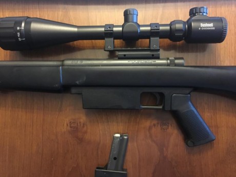 Buenas tardes,

Vendo mi carabina del 22lr modelo Armscor tipo M-16, por falta de uso.
Tiene un visor 00