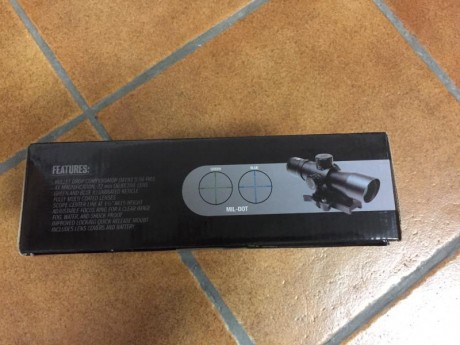 Hola
Sigo vaciando armarios y pongo a la venta los siguientes visores

-NCSTAR  MARK III  GEN 2  con retícula 01