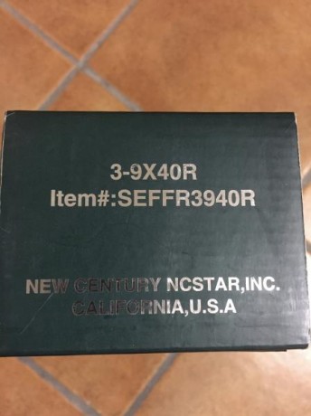 Hola
Sigo vaciando armarios y pongo a la venta los siguientes visores

-NCSTAR  MARK III  GEN 2  con retícula 31