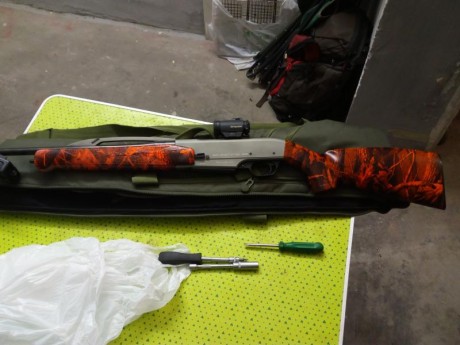 Vendo rifle 30/06  .tiene 4años.,menos de 100disparos .Sin punto rojo...Pintado con hidroimpresion, tiene 01