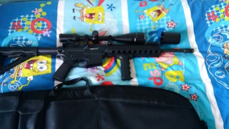 Vendo Carabina S&W MP 15-22 MOE  he pensado en venderlo ya que no lo uso.

Mando fotos interesados.


 01