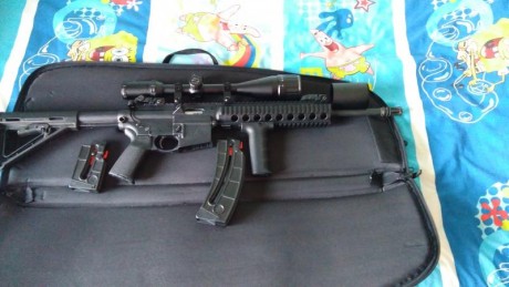 Vendo Carabina S&W MP 15-22 MOE  he pensado en venderlo ya que no lo uso.

Mando fotos interesados.


 00
