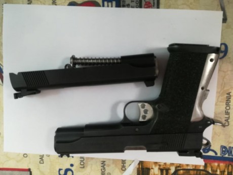 Llama max del 45, más carro completo del 9,   tres cargadores por calibre, alzas micrometricas, en muy 01