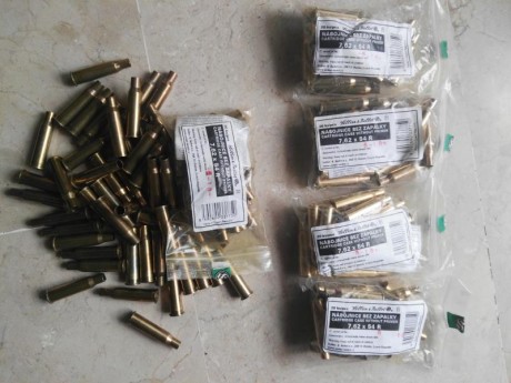 Son vainas de los siguientes calibres: 7,62x54R; 8x57 Mauser y 45 Long Colt.

-- Vainas cal. 45 Long Colt: 01