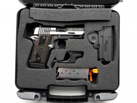 Pistola subcompacta nueva, 20 disparos. Vendo para comprar otra para IPSC.

- Pistola SIG SAUER P938 9mm. 00