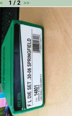 Vendo juego de 2 díes marca RCBS calibre 30.06 sin abrir como se observa en la foto

Precio 40€

Se puede 00