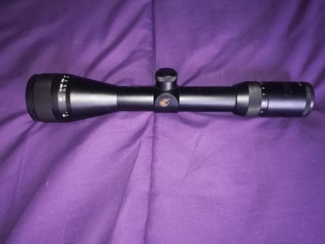 Hola vendo tres visores, el primero es un burris four X de 3x12x 56 con retícula iluminada, tiene mucha 10