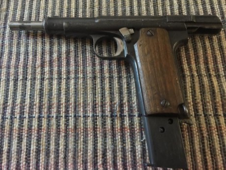 Funciona perfectamente, solo tiene un cargado.
Mod. 1919 en 9 largo.
Se puede ver en Toledo.
400€
Portes 00