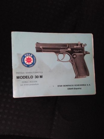 Hola compañeros,vendo manual para la conocida star 30 m,escucho ofertas o cambio por peines mauser oviedo 02