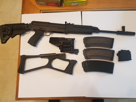 vendo un vz58 que se compro por capricho el rifle tiene no mas de 150 tiros en calibre 222rem semiauto 00