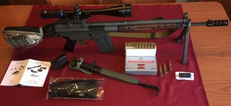 Vendo mi CETME C de los que se pusieron a la venta después de "civilizarlos" al calibre .307
Está 02