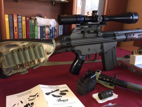 Vendo mi CETME C de los que se pusieron a la venta después de "civilizarlos" al calibre .307
Está 22