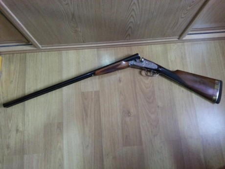 Hola vendo escopeta paralela de alta gama Garbi modelo 200 expulsora,valvula gases,gatillo articulado,guardamanos 12