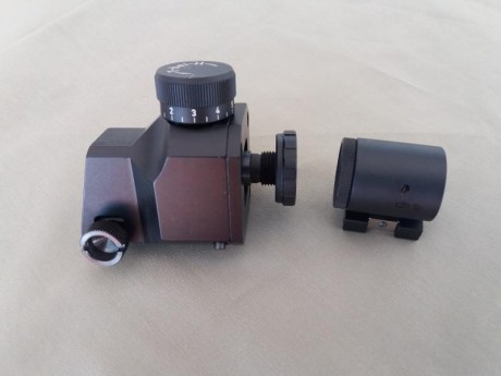  Diopter y túnel Steyr. 

Para carabina aire o calibre .22
Prácticamente nuevos. Venían con la carabina 11