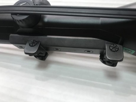 Vendo montura Blaser R93o R8 de carril.  El visor no se vende. Sólo la montura 
Atiendo por teléfono o 02