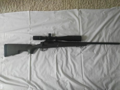 Buenas tardes,

Vendo REMINGTON 700 XCR Táctical LONG RANGE

Está prácticamente nuevo,sólo tiene hecho 02