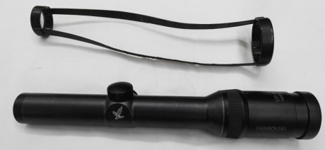 Visor Swarovski 1-4x24 de tubo de 30mm y retícula 4 . Buen estado de conservación . Mollet del Vallés 02
