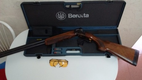 Escopeta Beretta modelo 682 GOLD y gafas de tiro Beretta. Llamar 699 284 542 Julio. 02