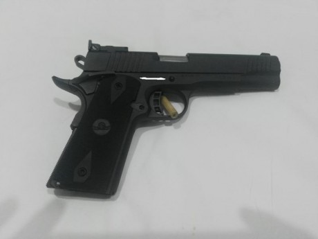 Buenas tardes,
Por afrontar otros proyectos vendo Rock Island A1-M1911-FS.
Calibre: 9mm
El estado es muy 02