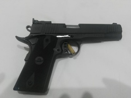 Buenas tardes,
Por afrontar otros proyectos vendo Rock Island A1-M1911-FS.
Calibre: 9mm
El estado es muy 01