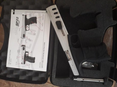 Buenas tardes.

Pues eso, vendo walther sp22 M2 (la de 6") por no usarla,  la entregó con maletín 00