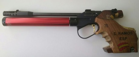 Se vende pistola Morini 162 electrónica en perfecto estado. Es del modelo de pila de 15 V y está recién 01