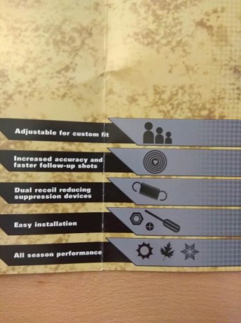 Vendo culata y guardamanos Blackhawk  SPECOPS STOCK, with KNOXX Recoil Suppression Technology, o lo que 02