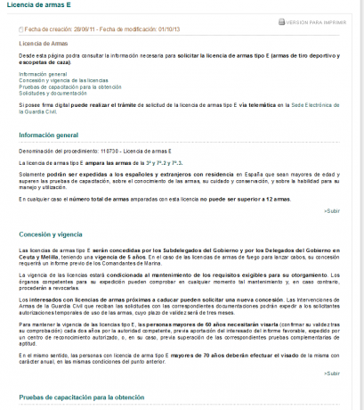 Hola, próximamente voy a intentar sacarme el permiso de armas y por ello estoy buscando el actual reglamento 171
