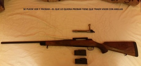 vendo rifle máuser M03 calibre 300winmag con magnaport en el cañon 1500 negociable lo vendo por necesidad 00