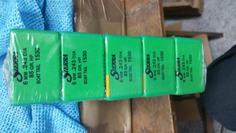 Vendo estas 500 puntas sin desenvasar por haberme vendido el rifle.
Por 120 euros y pago yo los portes 01