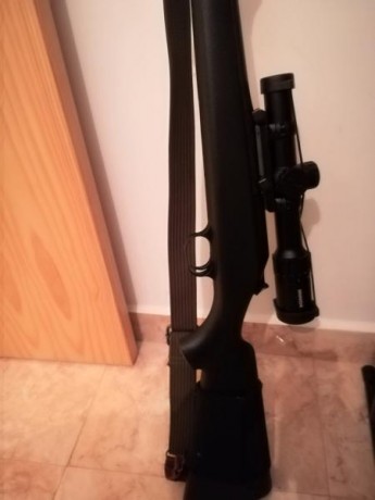 Vendo rifle Blaser R93 sintético calibre 9 3 x62 con monturas blaser originales y visor minox zx5i de 02