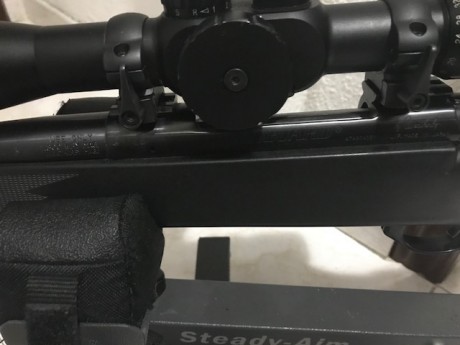 Se vende este rifle en perfecto estado con freno de boca, gatillo Timney ajustable bases y anillas, calibre 10