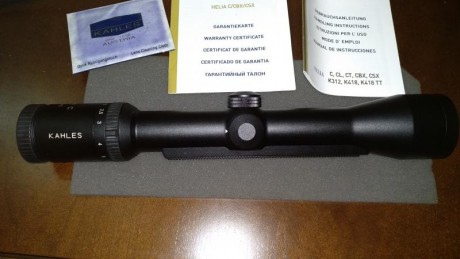 VENDIDO CERRAR GRACIAS
Visor Kahles Helia 1,5-6x42 L (acabado aluminio) de carril,retícula 4a con 25 mts 01