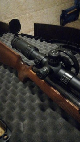 , tiene 3 meses  es de 4,5 y está usada en 7 ocasiones solo, va perfecta, es muy precisa, vendo con visor 11