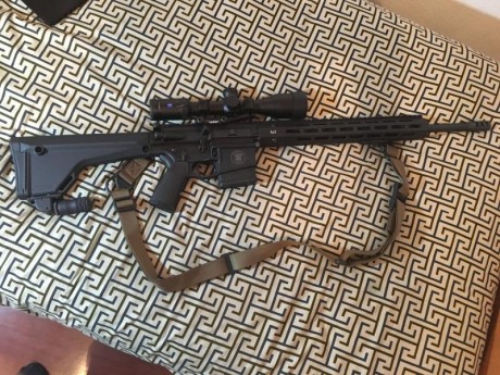 se vende rifle sw mp10 calibre 6.5 creedmore.
solo estrenado a tirado 2 cajas de balas.

se entrega con 10
