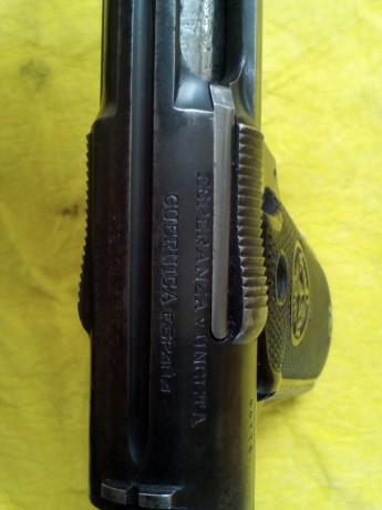 Por necesidad de cupo, y que tengo dos, vendo Astra 400 9 mm Largo con disparador afinado para tiro por 00