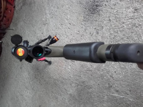 Culata choate ,cañon de 26",beding ,rosca para pera tactica,disparador ajustable.pocos disparos y 00