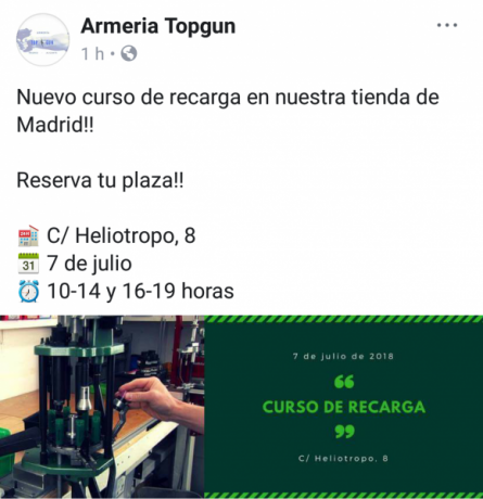 Hola compañeros:
Por medio de este hilo vamos a intentar estar informados de los cursos de recarga que 30