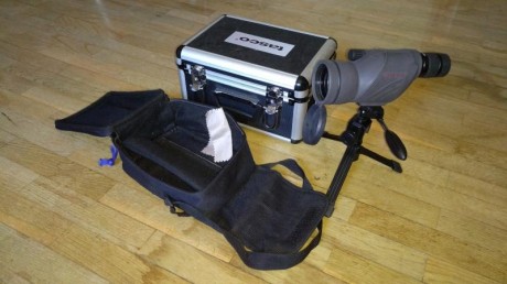 Vendo Telescopio para tiro Tasco WC 12-36. Incluyo la funda y la caja metálica.

Muy cuidado, solo uso 01