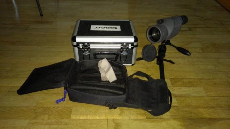 Vendo Telescopio para tiro Tasco WC 12-36. Incluyo la funda y la caja metálica.

Muy cuidado, solo uso 00