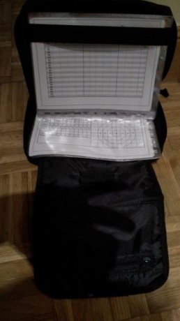 Vendo Funda de Cordura, con sistema MOLLE, para cuarderno de tiro.

Dispone de engaches molle, espacio 02