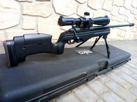 Hola, se vende este sako trg42 color negro en calibre .338 lapua magnum con freno de boca original, base 01