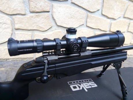 Hola, se vende este sako trg42 color negro en calibre .338 lapua magnum con freno de boca original, base 00