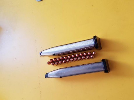 Buenas tardes.
Vendo dos cargadores Infinity de 140 mm del 9 mm , los vendo porque en la división Standard 00