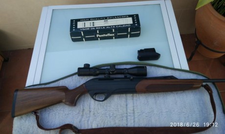 Vendo rifle Merkel SR1 Standart impecable en calibre 30 06, no ha tirado dos cajas de balas enteras.
Incluye 42