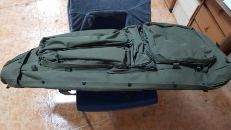 Vendo mochila de rifle drag bag 
Esta en cartagena
85 euros mas envio. Saludos

Dimensiones.... cabe un 01
