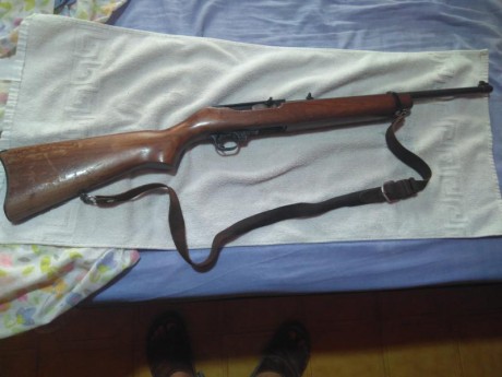 Pongo a la venta este rifle del 44 Magnum con cargador de tubular de 4 + 1 no está limitado  por no usar 10