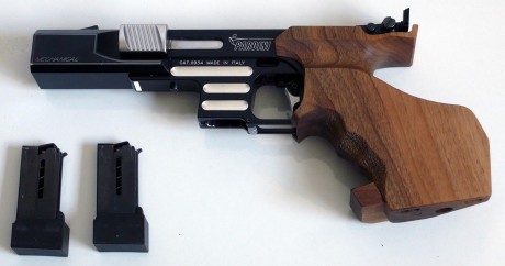 Se vende pardini HP 32 en su estuche original, accesorios y 2 cargadores, el arma tiene algunas marcas 11